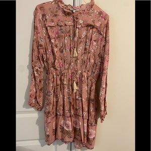 New Never worn pink floral dress.
